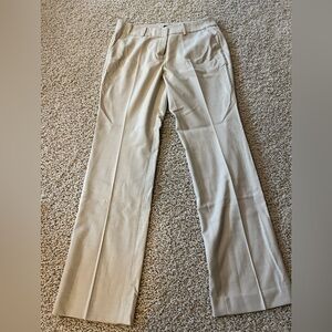 Ann Taylor cream Straight Pants 6